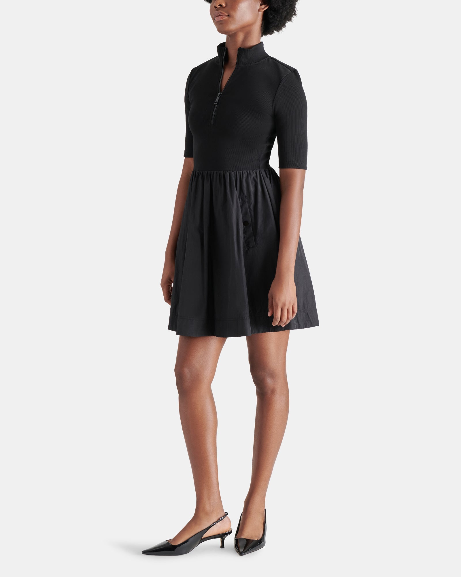 BERLINA DRESS BLACK - Clothing - Steve Madden Canada