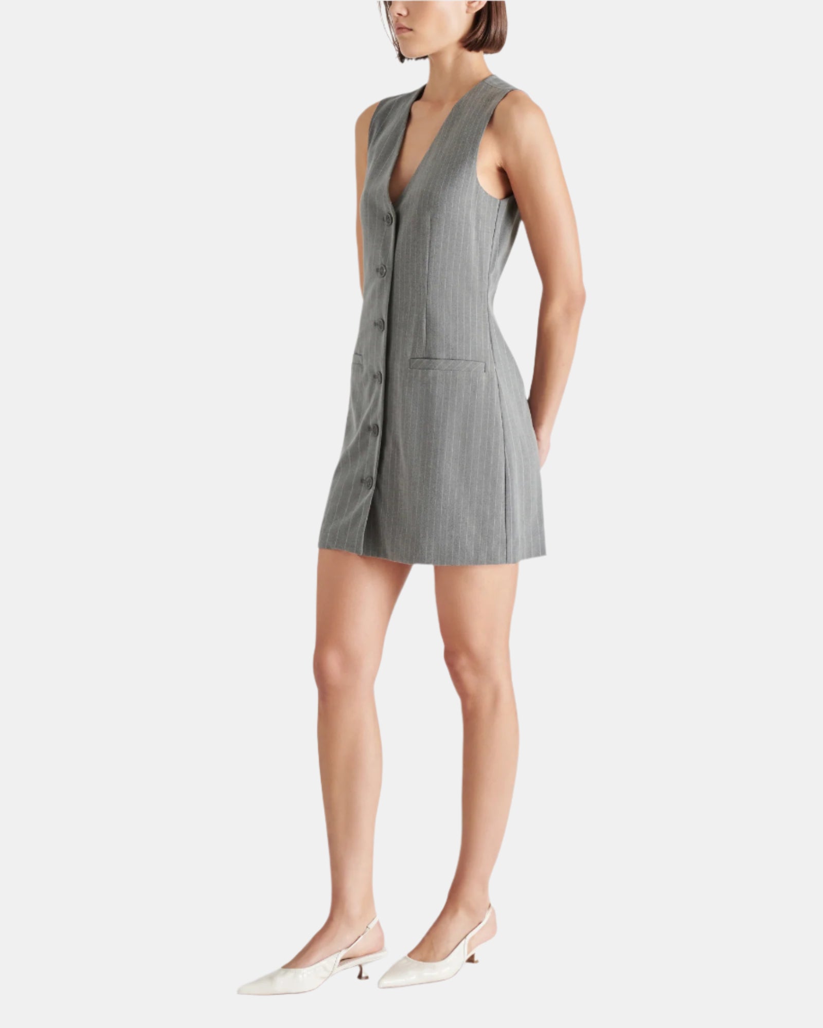 CRESSIDA DRESS GREY MULTI - Clothing - Steve Madden Canada
