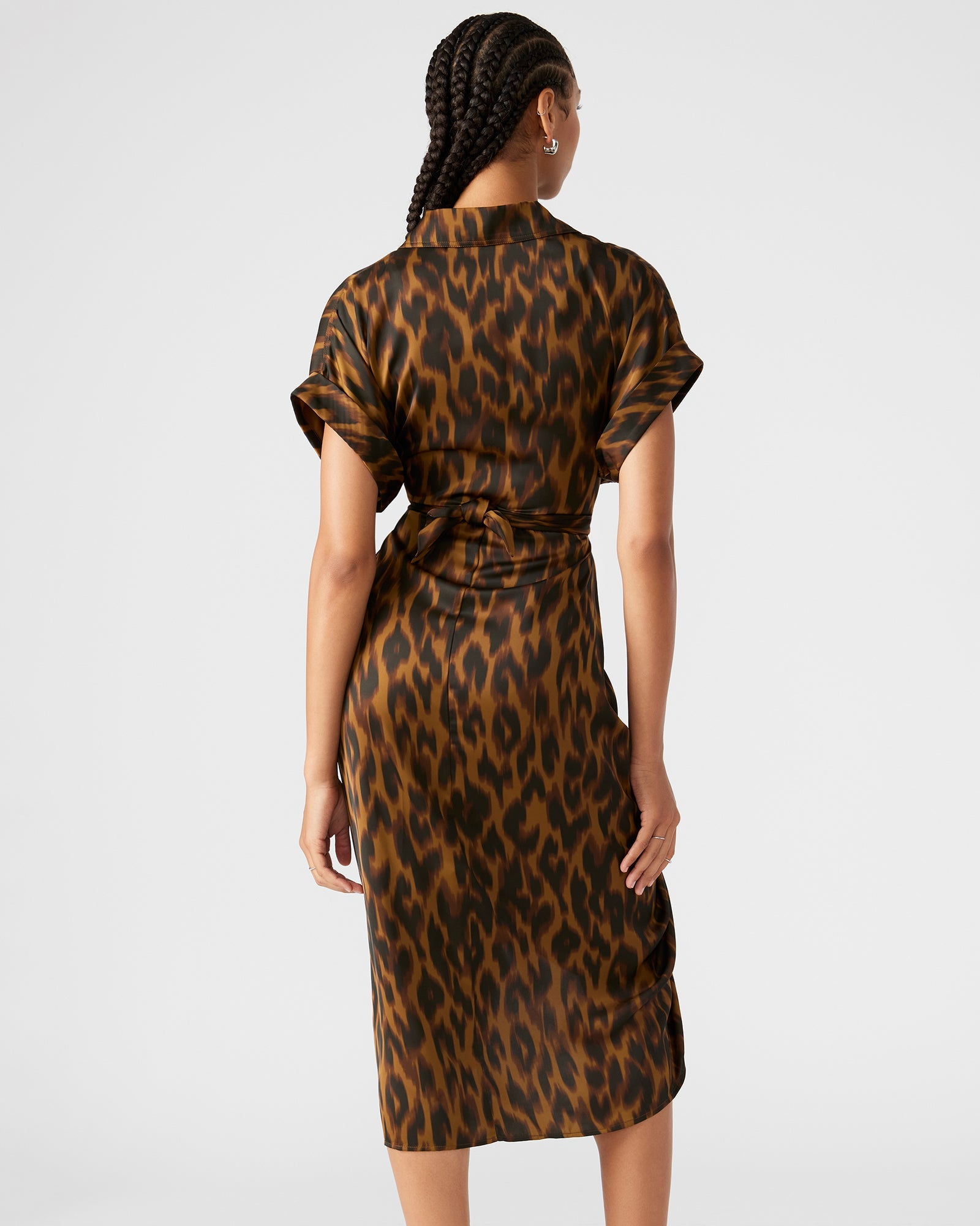 TORII DRESS LEOPARD - Clothing - Steve Madden Canada