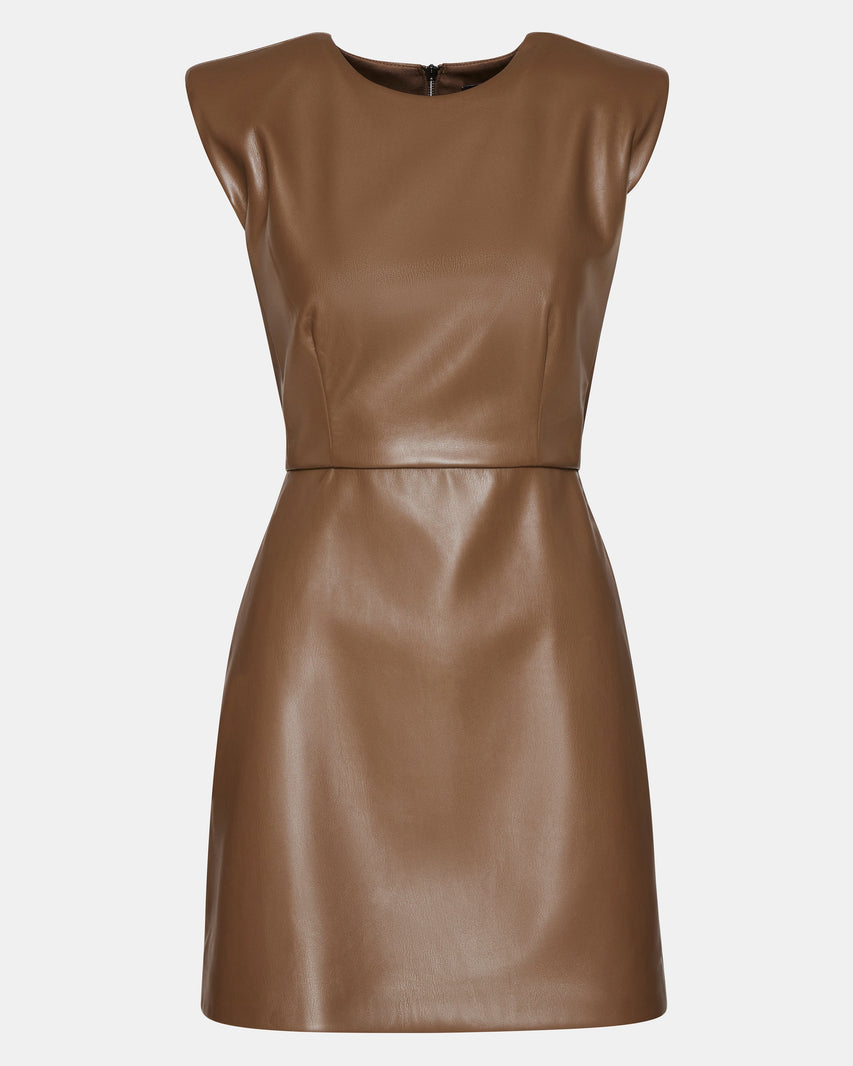 BELEN DRESS COCOA - Clothing - Steve Madden Canada