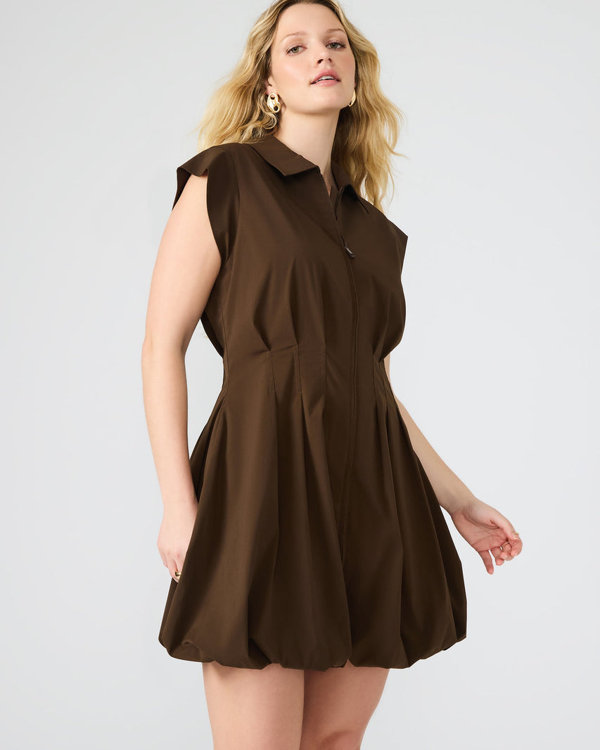DYANNE DRESS BROWN - Clothing - Steve Madden Canada