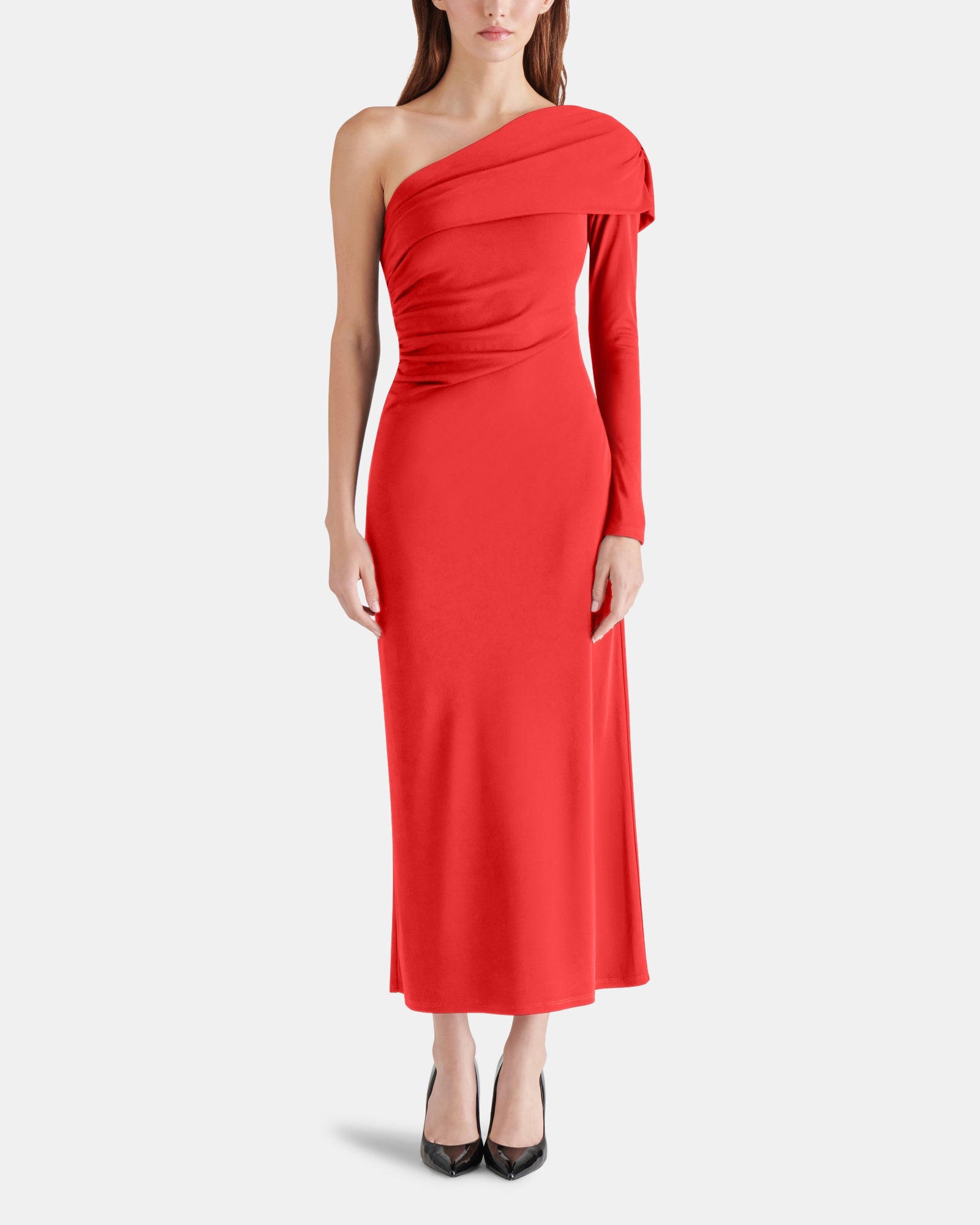 YORK DRESS RED - Clothing - Steve Madden Canada