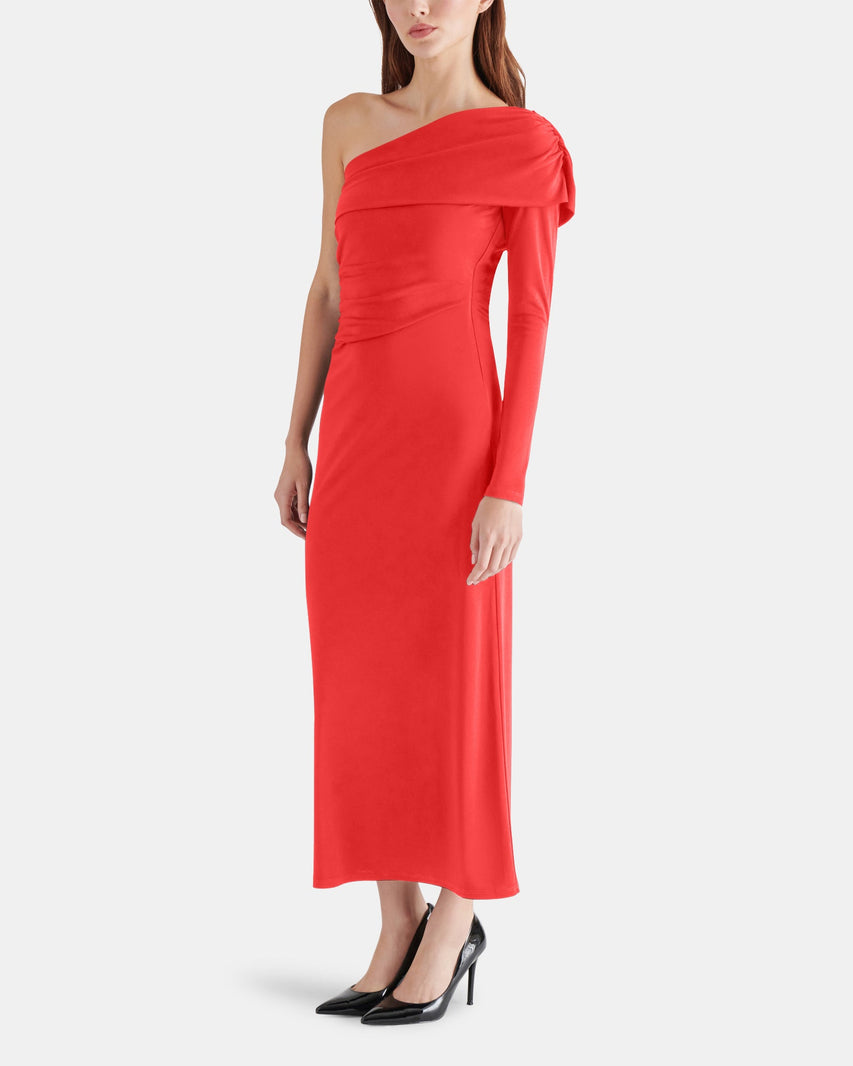 YORK DRESS RED - Clothing - Steve Madden Canada