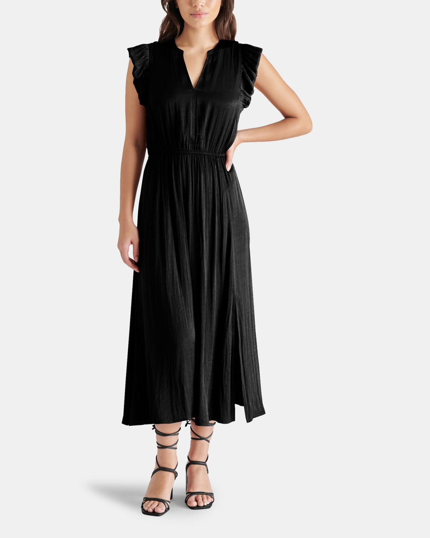 ALLEGRA DRESS BLACK - Clothing - Steve Madden Canada