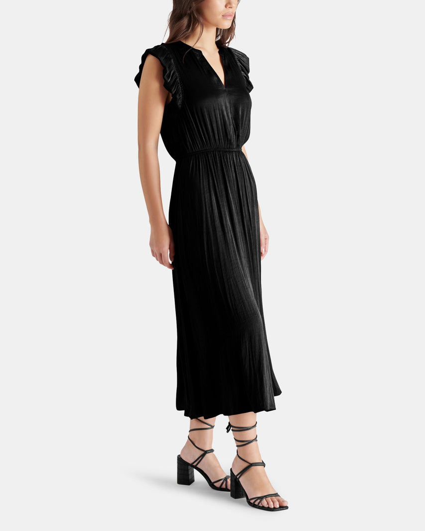 ALLEGRA DRESS BLACK - Clothing - Steve Madden Canada