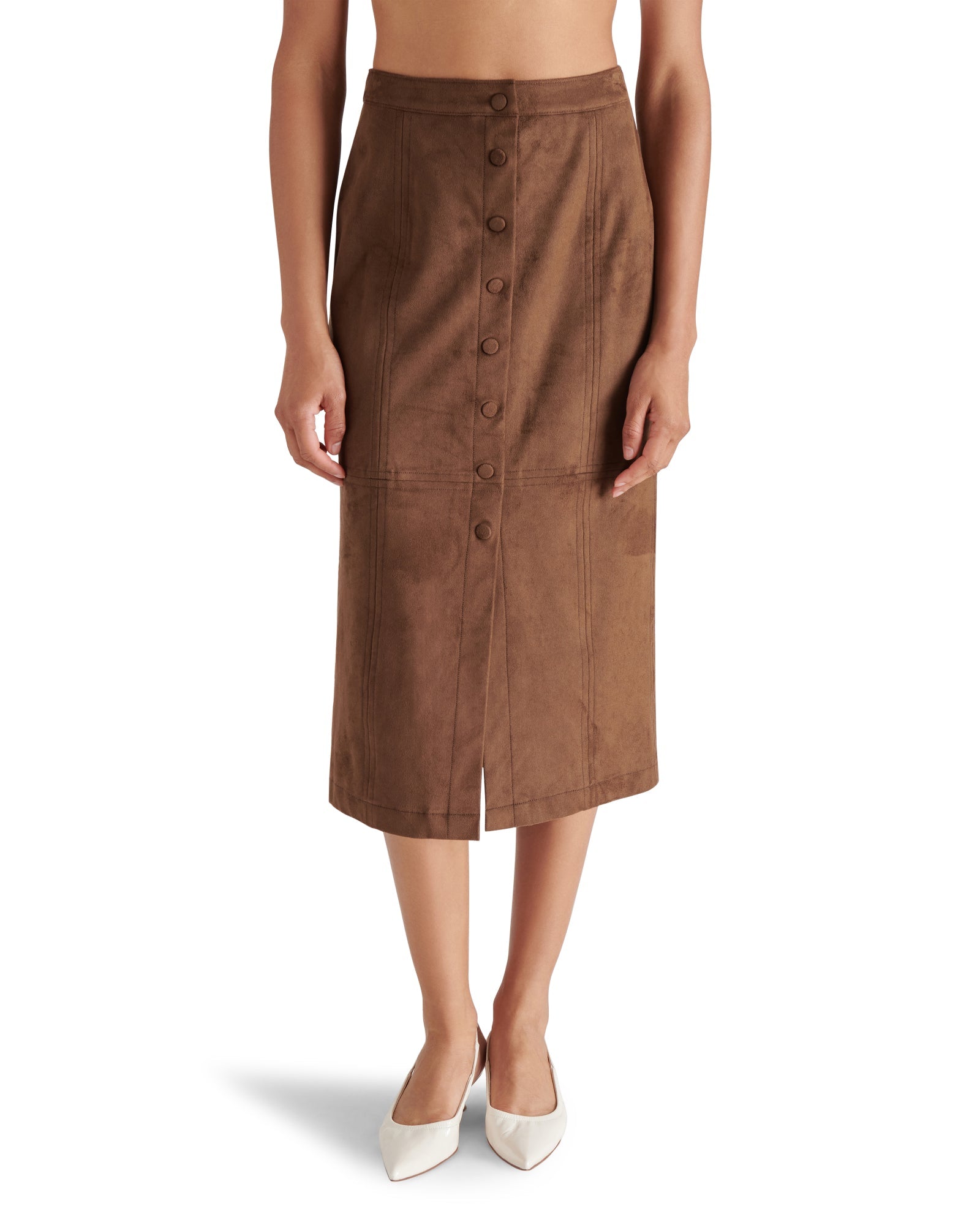 RIYA SKIRT COCOA - Clothing - Steve Madden Canada