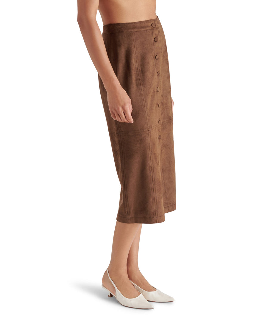 RIYA SKIRT COCOA - Clothing - Steve Madden Canada