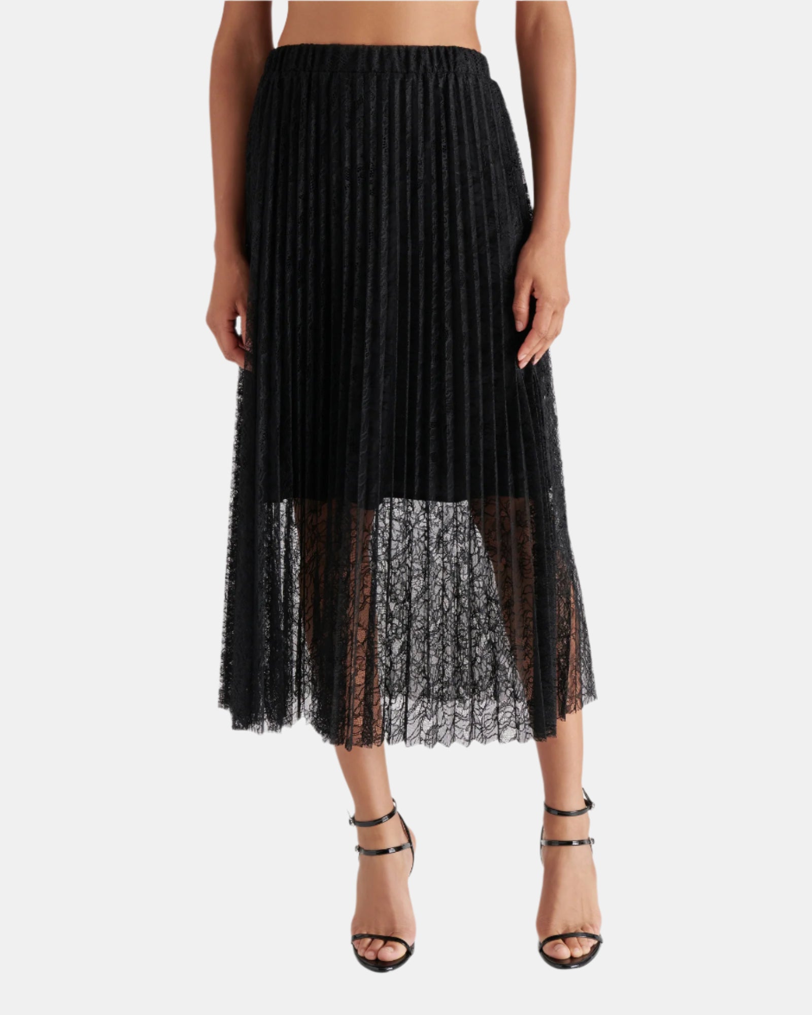 KEIRA SKIRT BLACK - Clothing - Steve Madden Canada