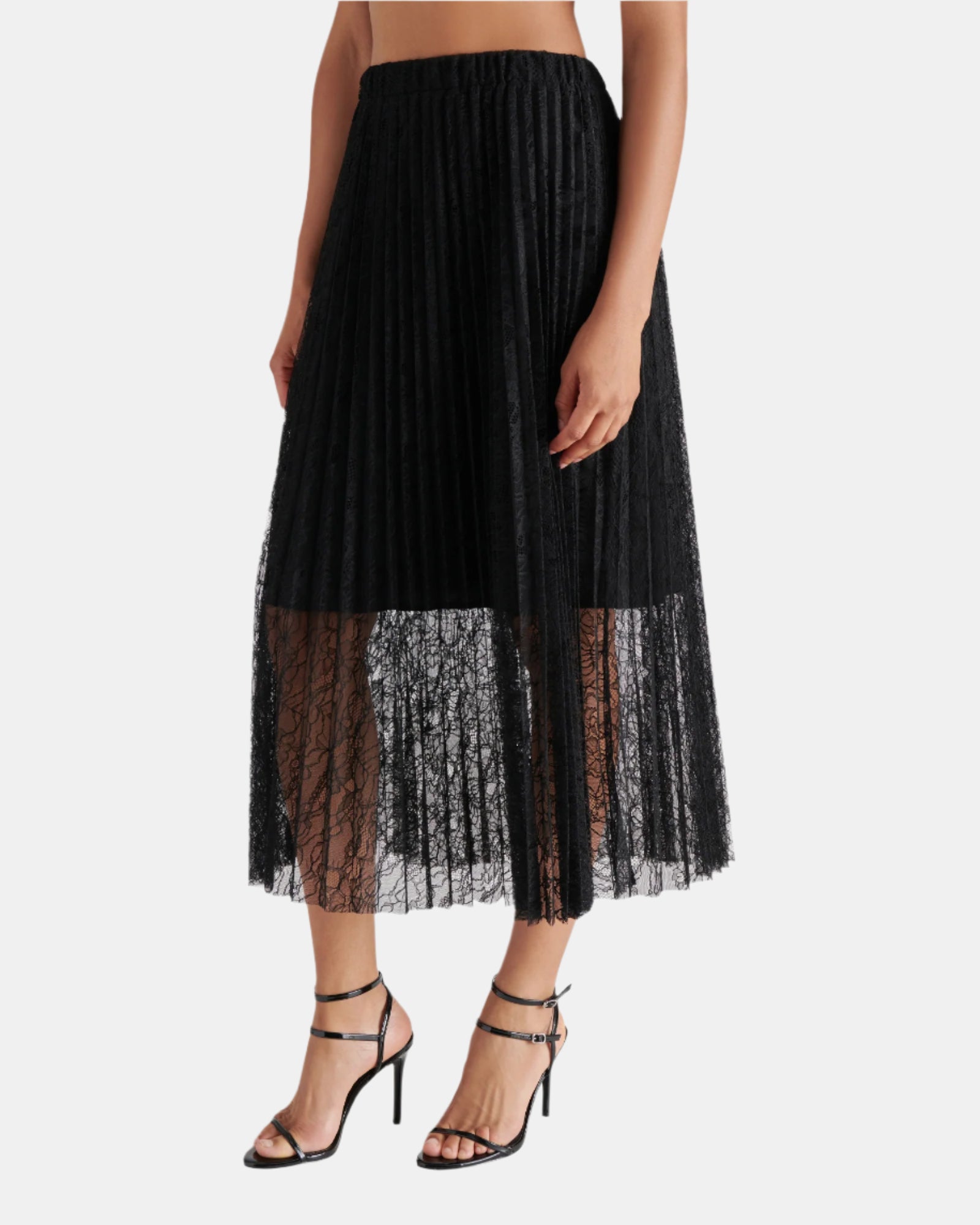 KEIRA SKIRT BLACK - Clothing - Steve Madden Canada