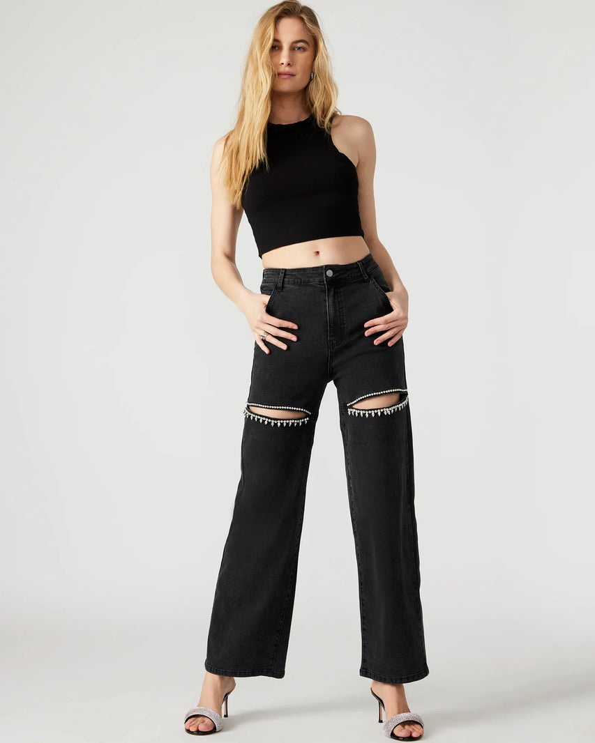 TAYLOR PANT BLACK - Clothing - Steve Madden Canada