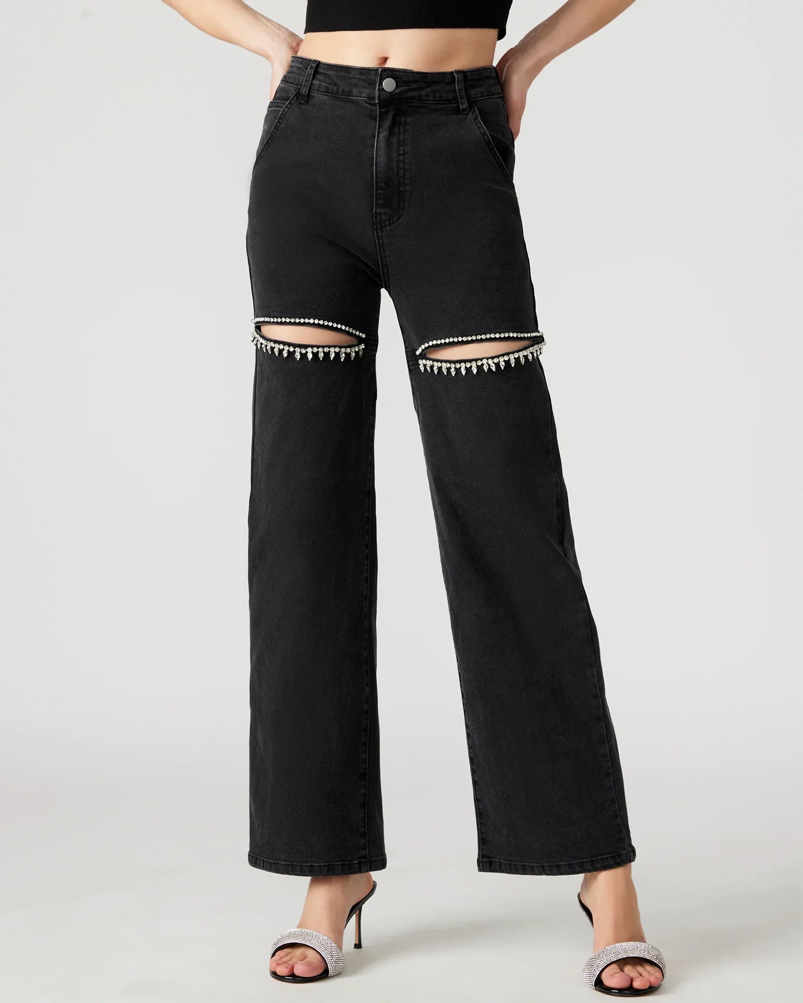 TAYLOR PANT BLACK - Clothing - Steve Madden Canada