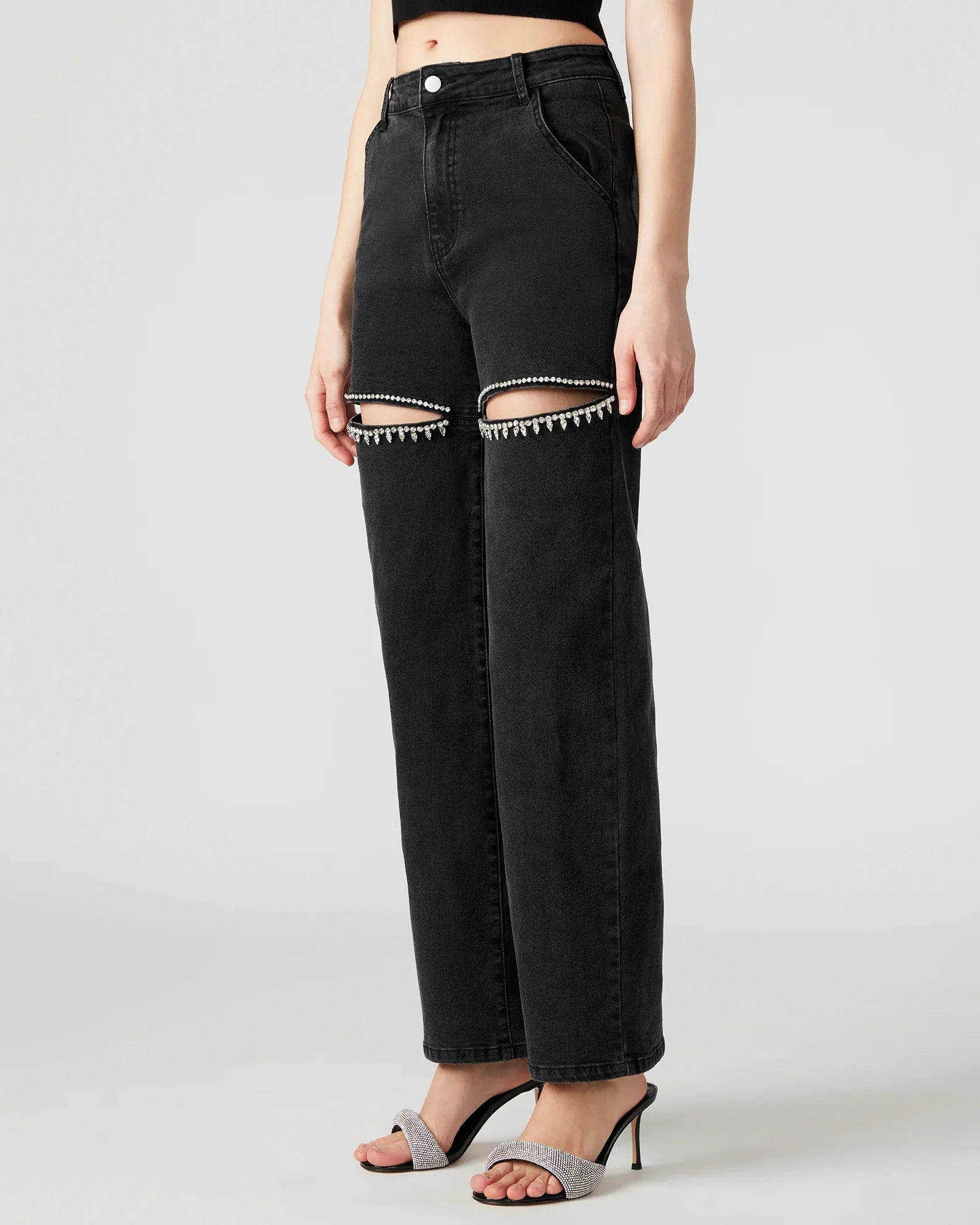 TAYLOR PANT BLACK - Clothing - Steve Madden Canada