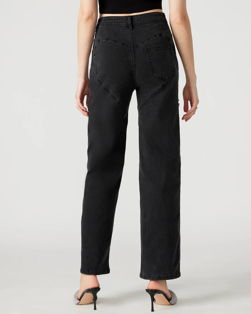 TAYLOR PANT BLACK - Clothing - Steve Madden Canada