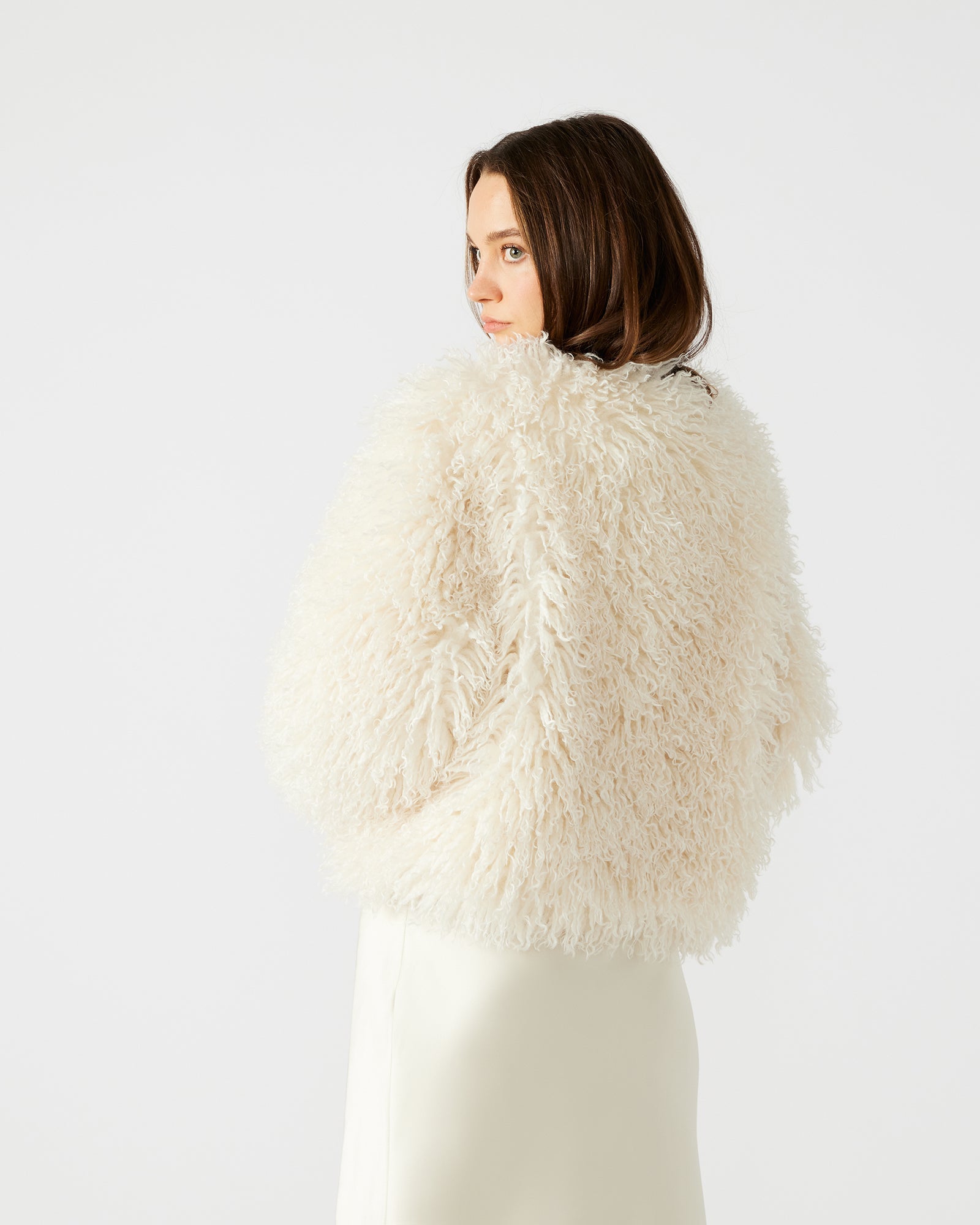 LEITES JACKET IVORY - Clothing - Steve Madden Canada