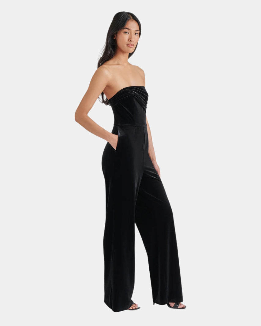 SWANILDA JUMPSUIT BLACK - Clothing - Steve Madden Canada