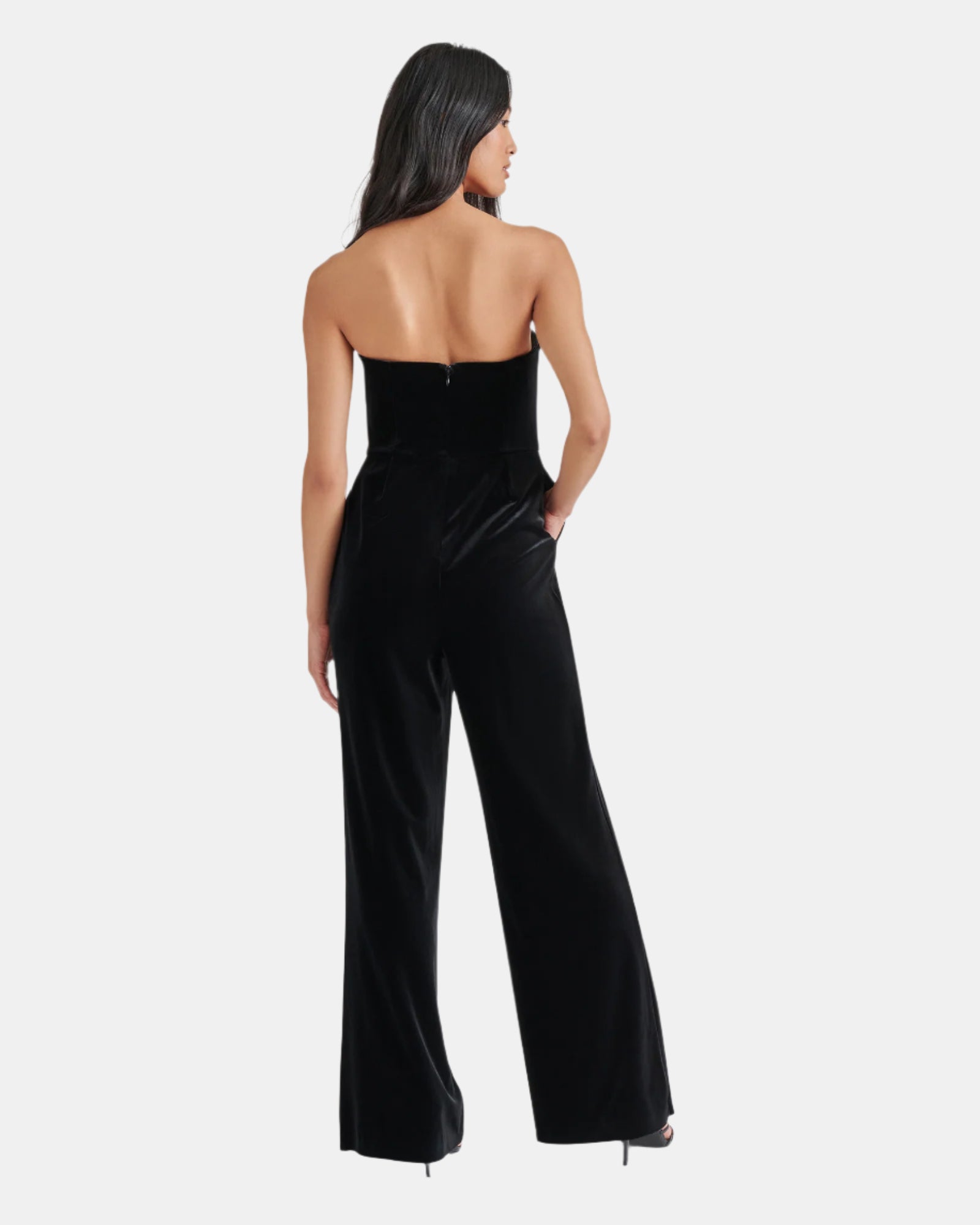 SWANILDA JUMPSUIT BLACK - Clothing - Steve Madden Canada