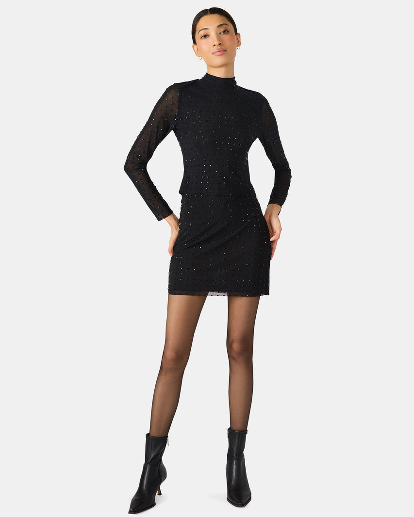 MELVINA TOP BLACK - Clothing - Steve Madden Canada
