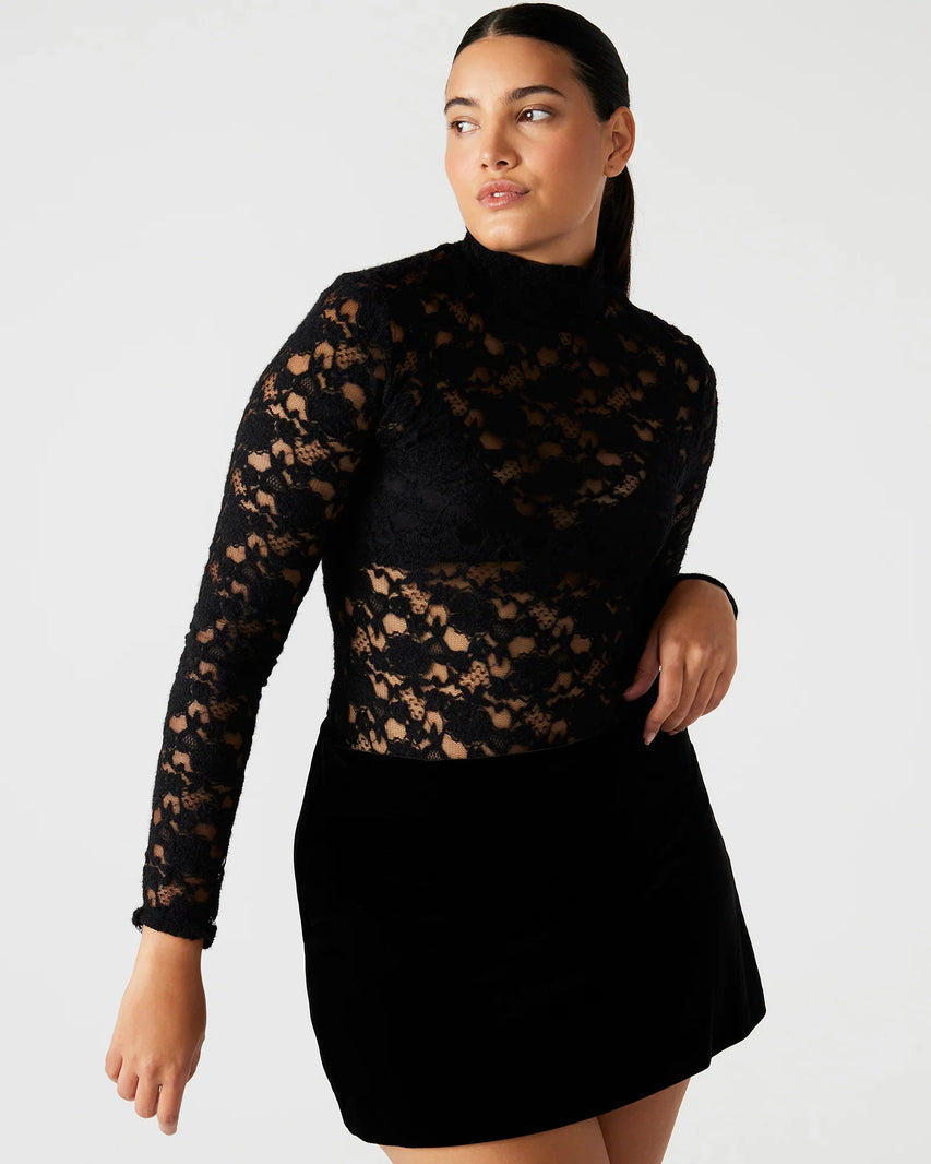 CASSIE BODYSUIT BLACK - Clothing - Steve Madden Canada