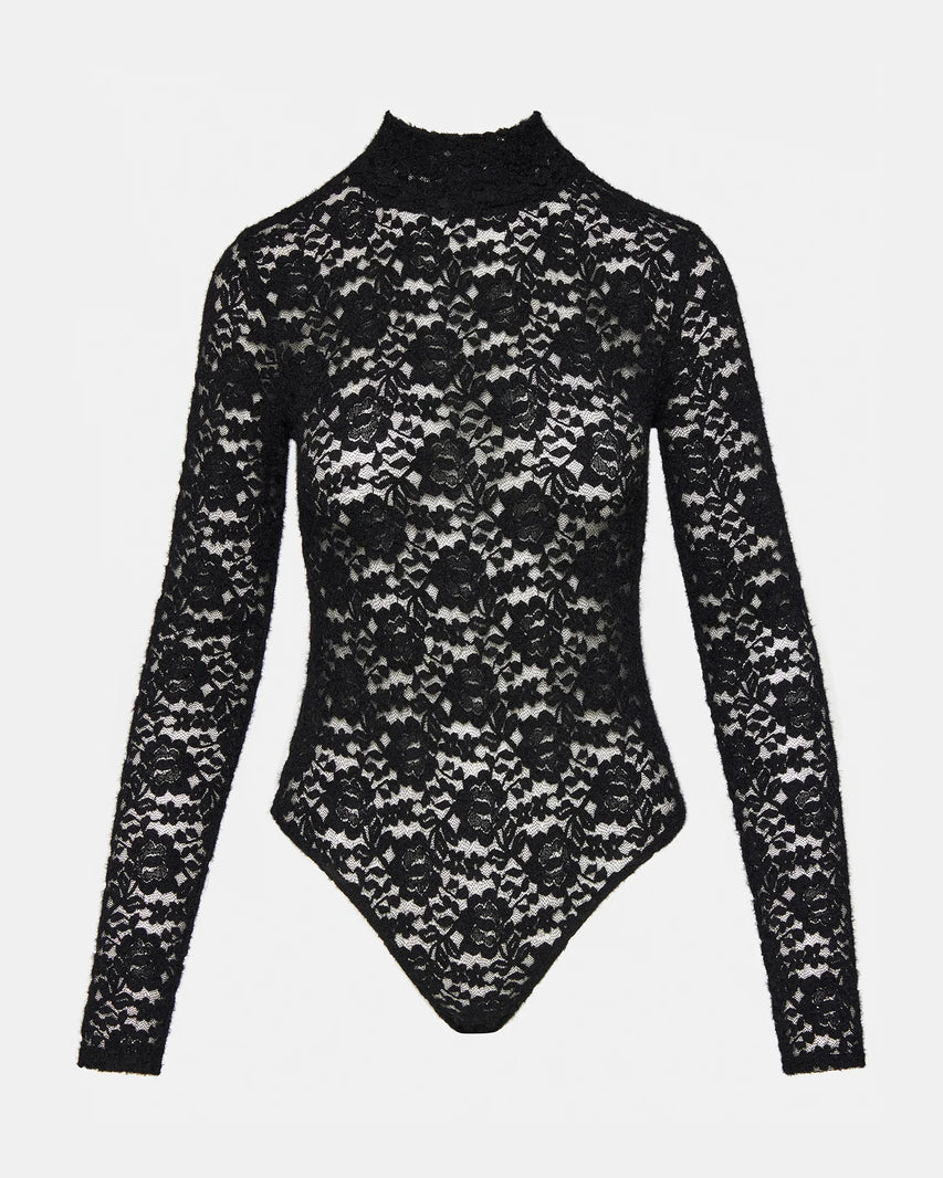 CASSIE BODYSUIT BLACK - Clothing - Steve Madden Canada