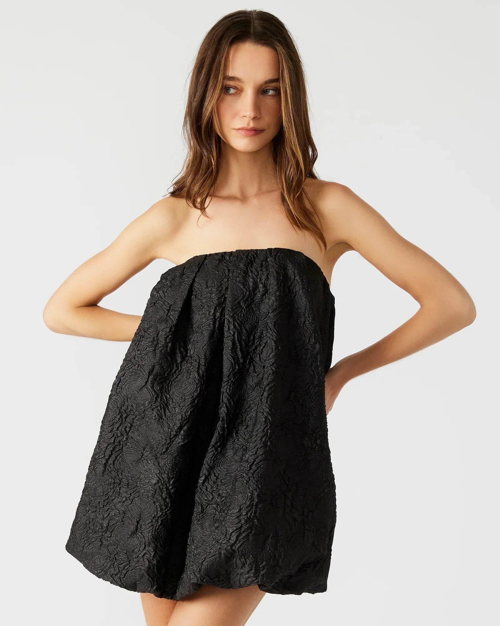 CLAIRA DRESS BLACK - Clothing - Steve Madden Canada