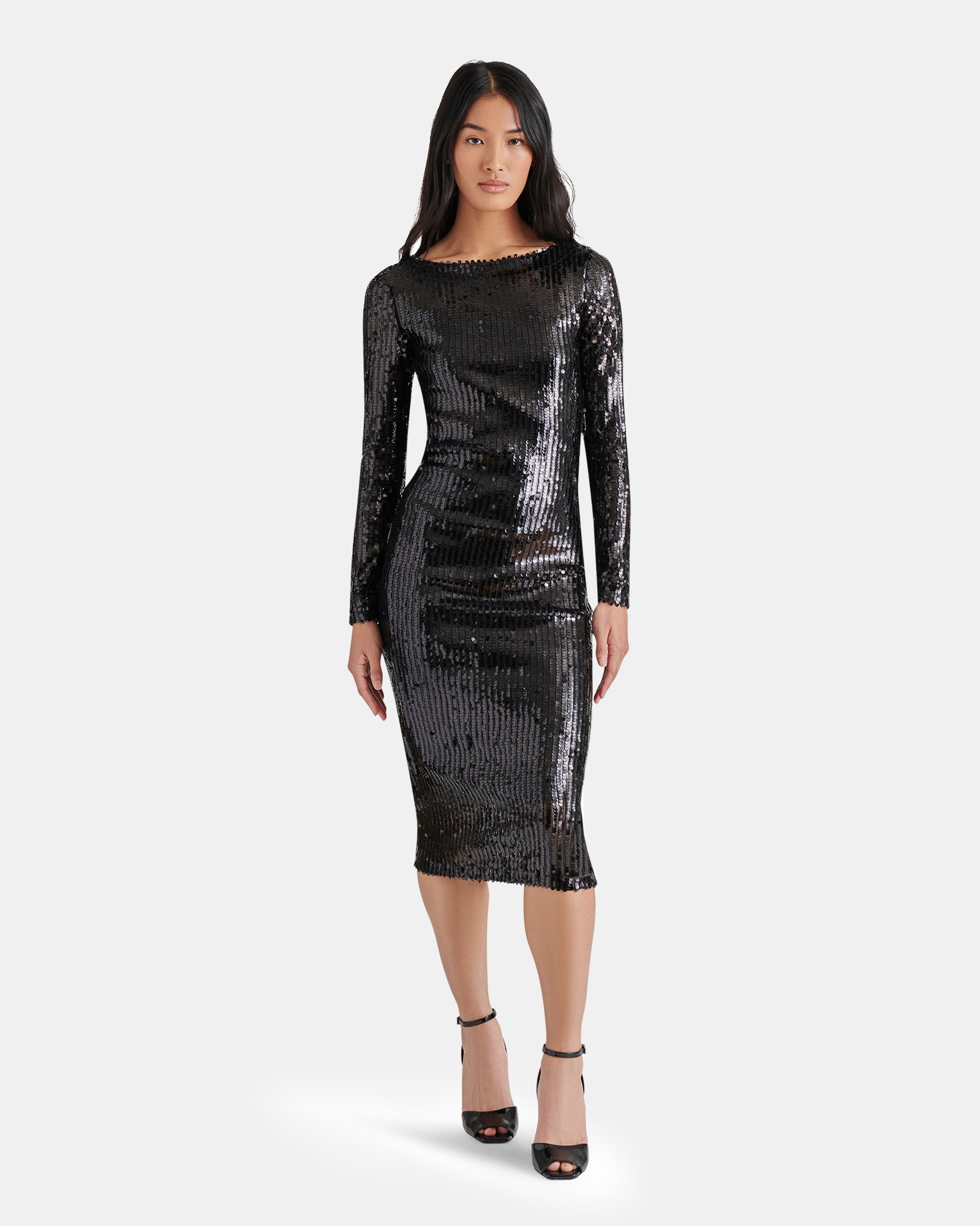 RONAN DRESS BLACK - Clothing - Steve Madden Canada