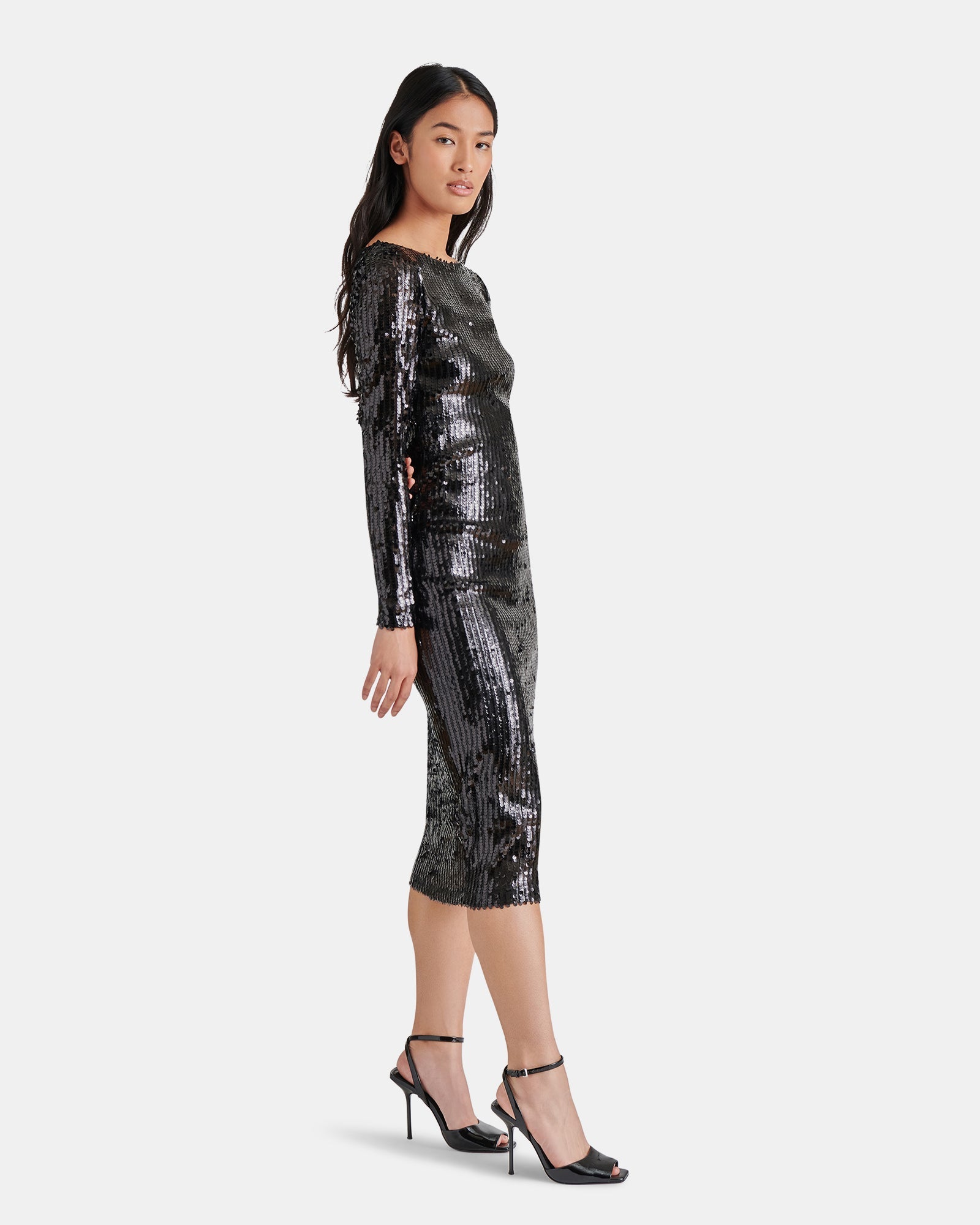 RONAN DRESS BLACK - Clothing - Steve Madden Canada