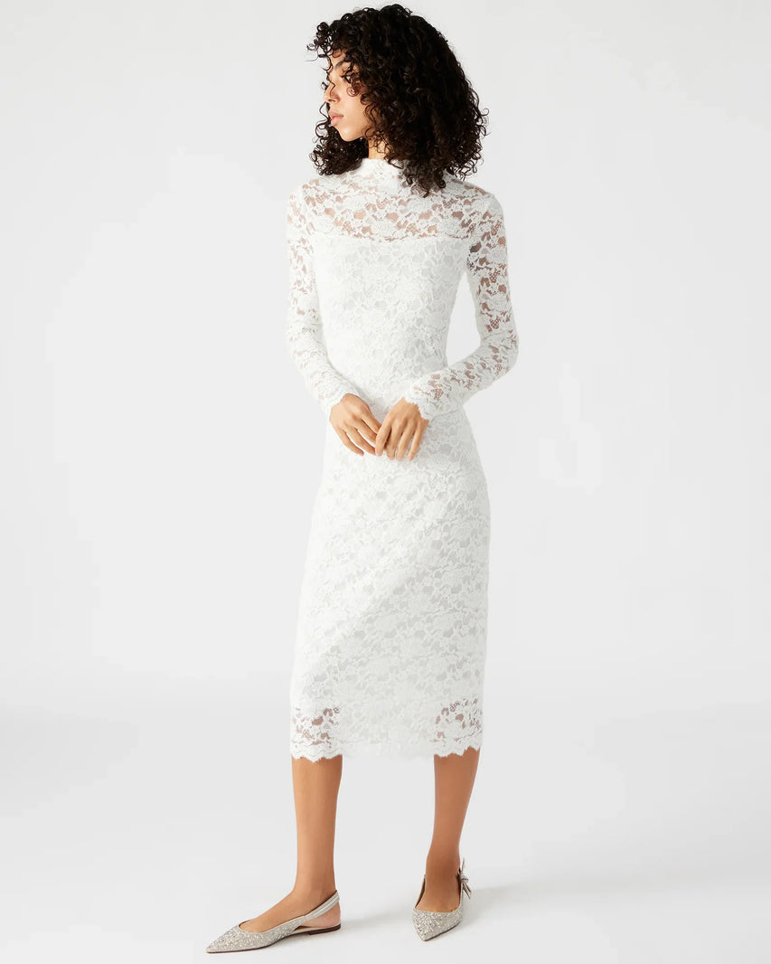 VIVIENNE DRESS IVORY - Clothing - Steve Madden Canada