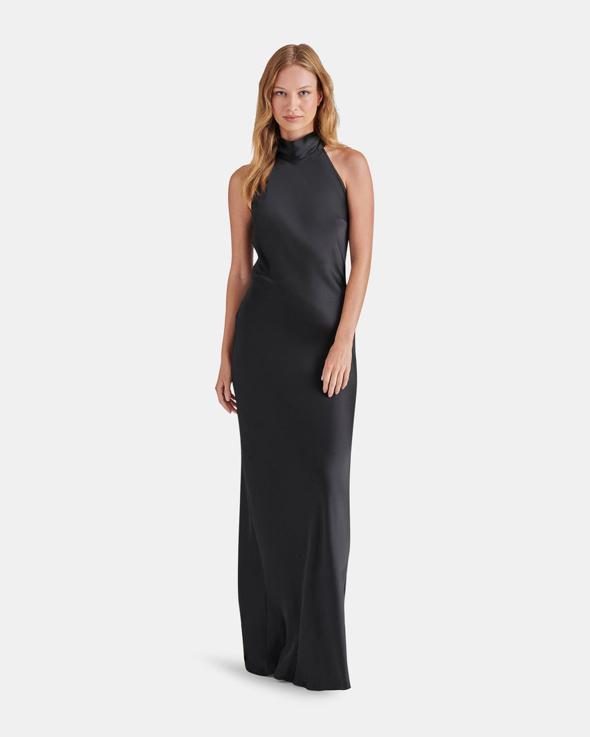 LARA DRESS BLACK - Clothing - Steve Madden Canada