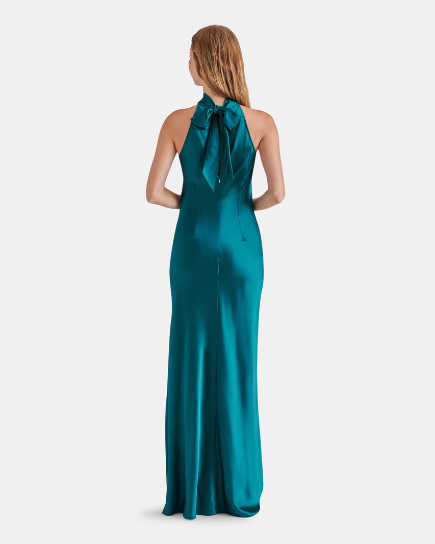 LARA DRESS TEAL - Clothing - Steve Madden Canada