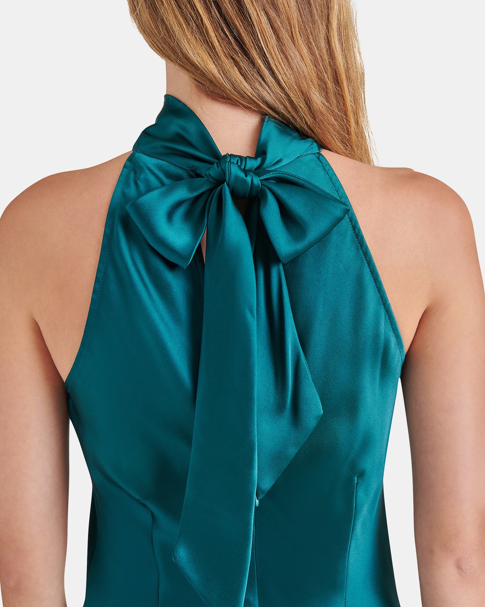 LARA DRESS TEAL - Clothing - Steve Madden Canada