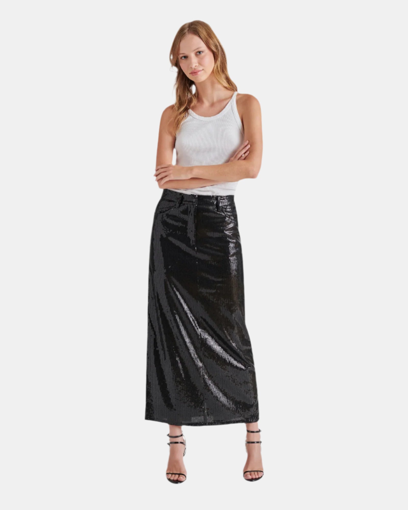 REID SKIRT BLACK - Clothing - Steve Madden Canada