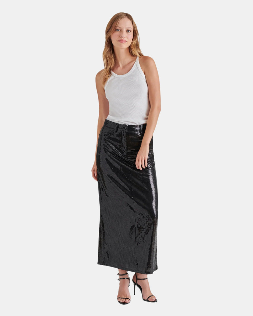 REID SKIRT BLACK - Clothing - Steve Madden Canada