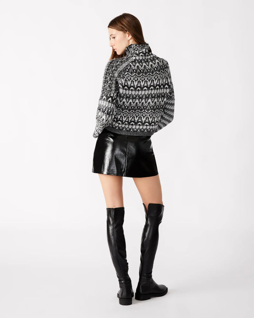 AVIVA SKIRT BLACK - Clothing - Steve Madden Canada