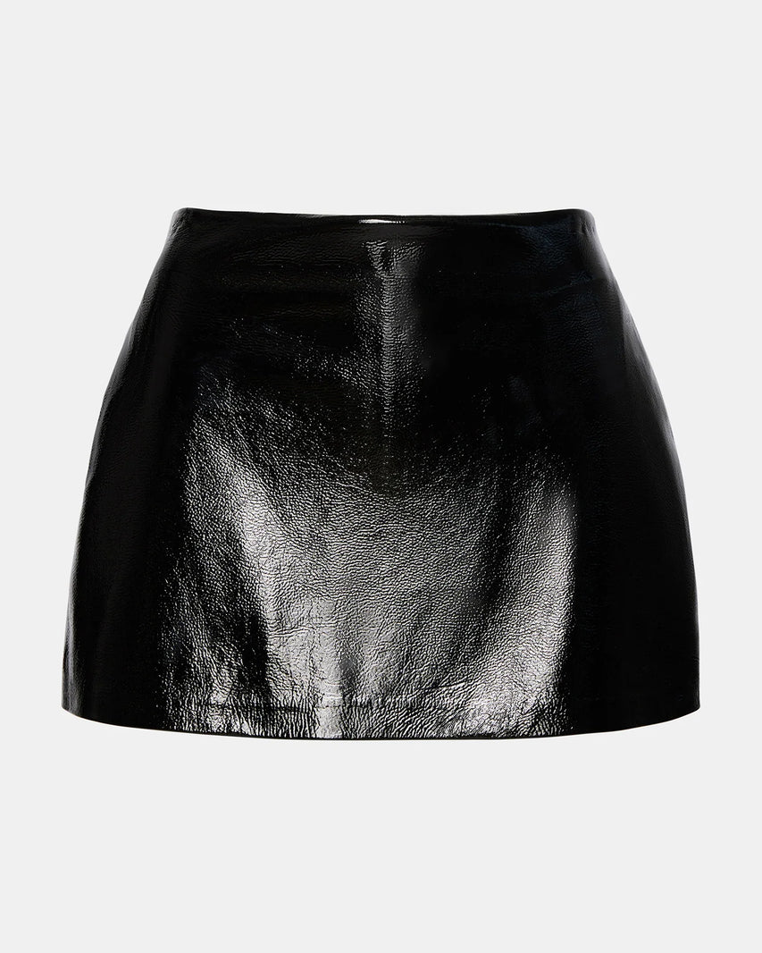 AVIVA SKIRT BLACK - Clothing - Steve Madden Canada