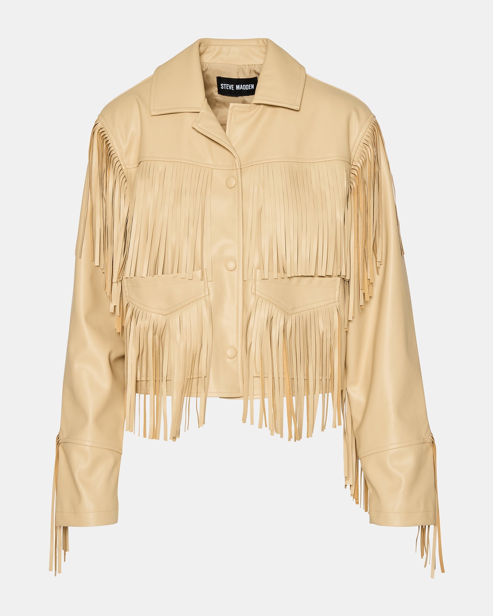HALIA JACKET TAN - Clothing - Steve Madden Canada