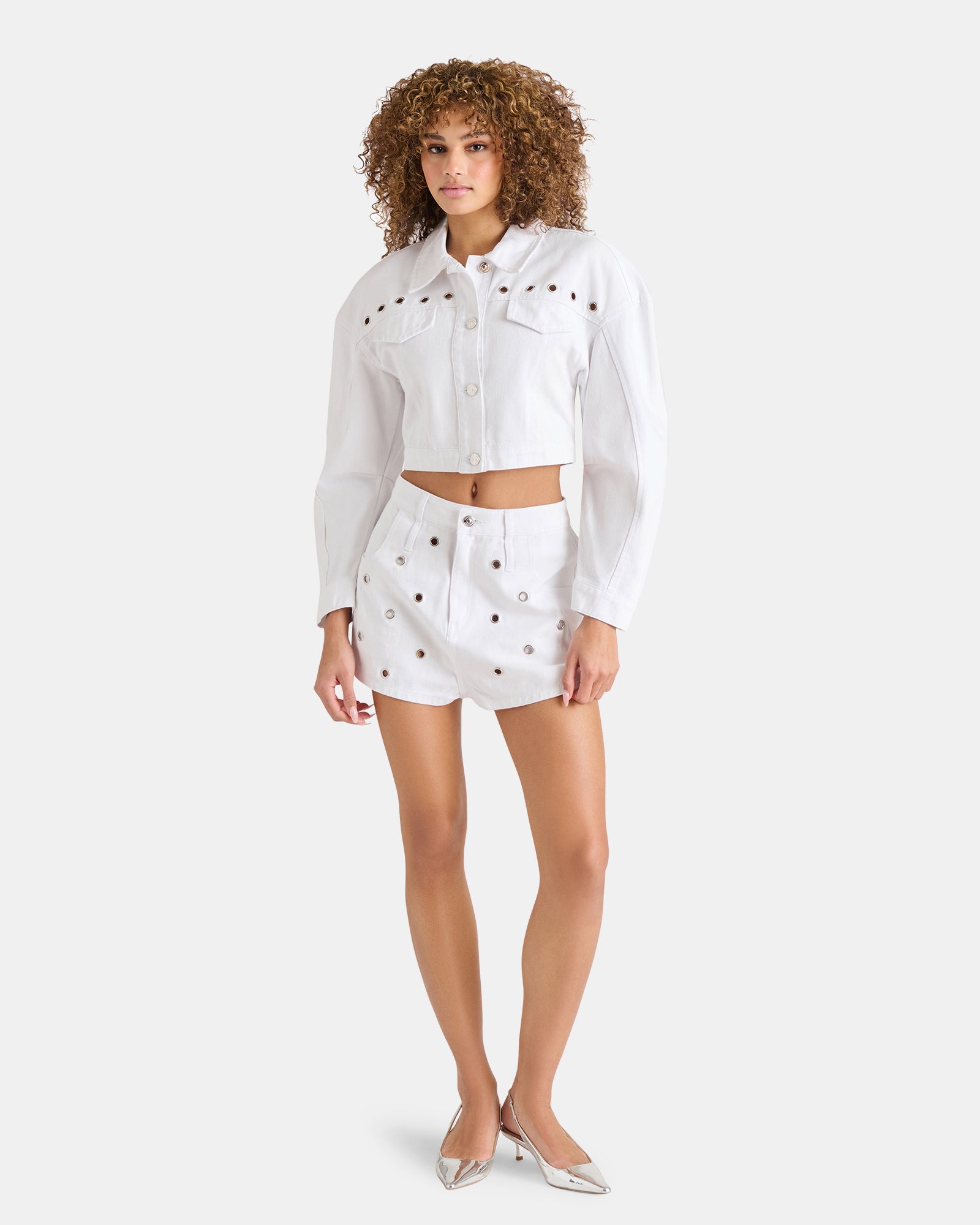 DAMIANI JACKET WHITE - Clothing - Steve Madden Canada
