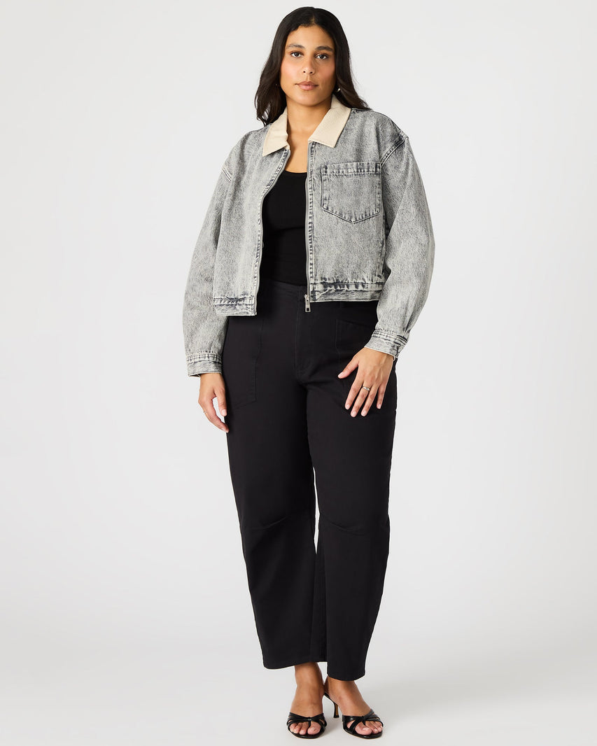GLACIA JACKET LIGHT GREY - Clothing - Steve Madden Canada