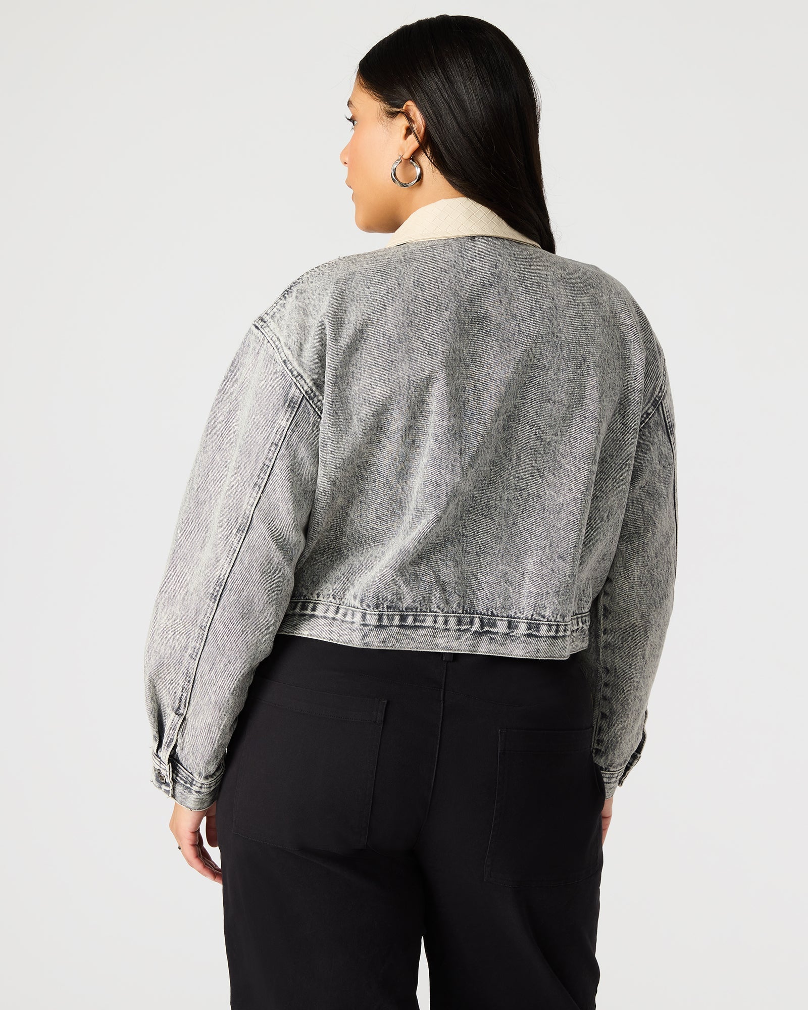 GLACIA JACKET LIGHT GREY - Clothing - Steve Madden Canada