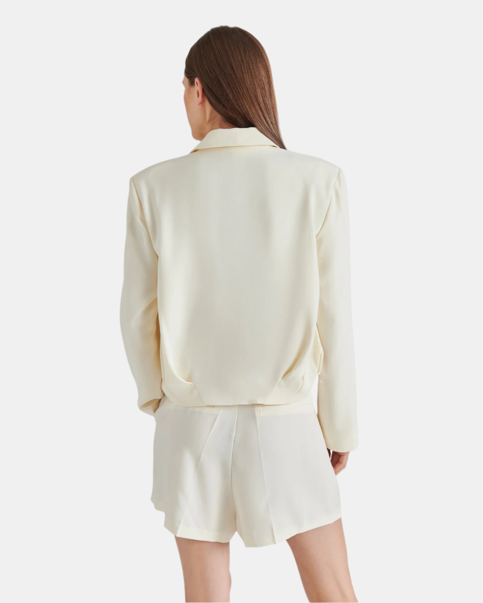 LOWENA BLAZER WHITE - Clothing - Steve Madden Canada