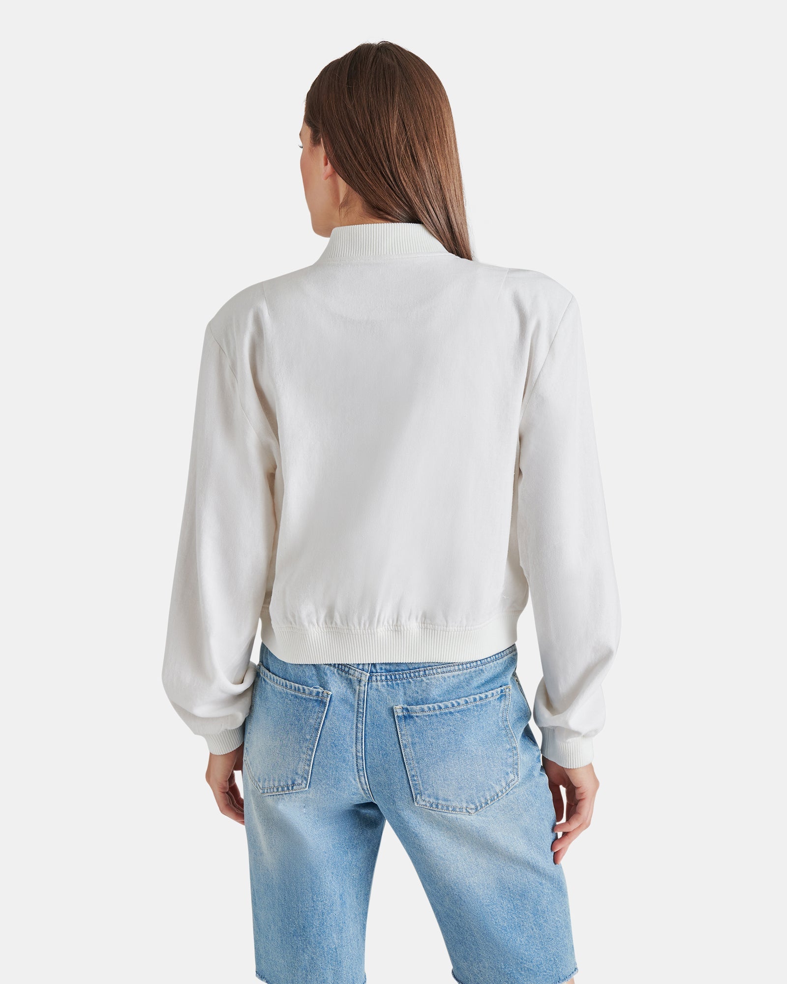 ARDINE JACKET WHITE - Clothing - Steve Madden Canada