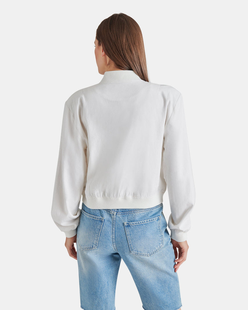 ARDINE JACKET WHITE - Clothing - Steve Madden Canada