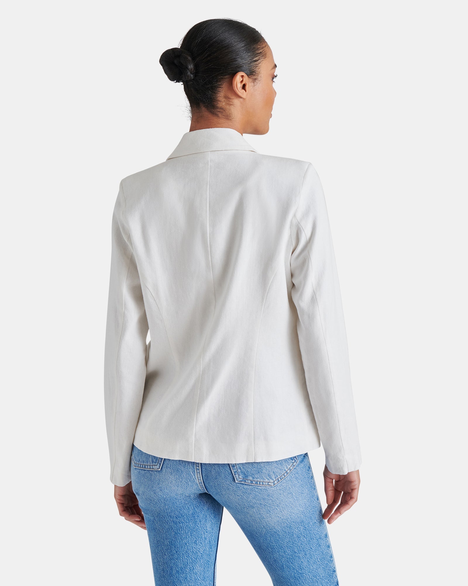 PAYTONN BLAZER WHITE - Clothing - Steve Madden Canada