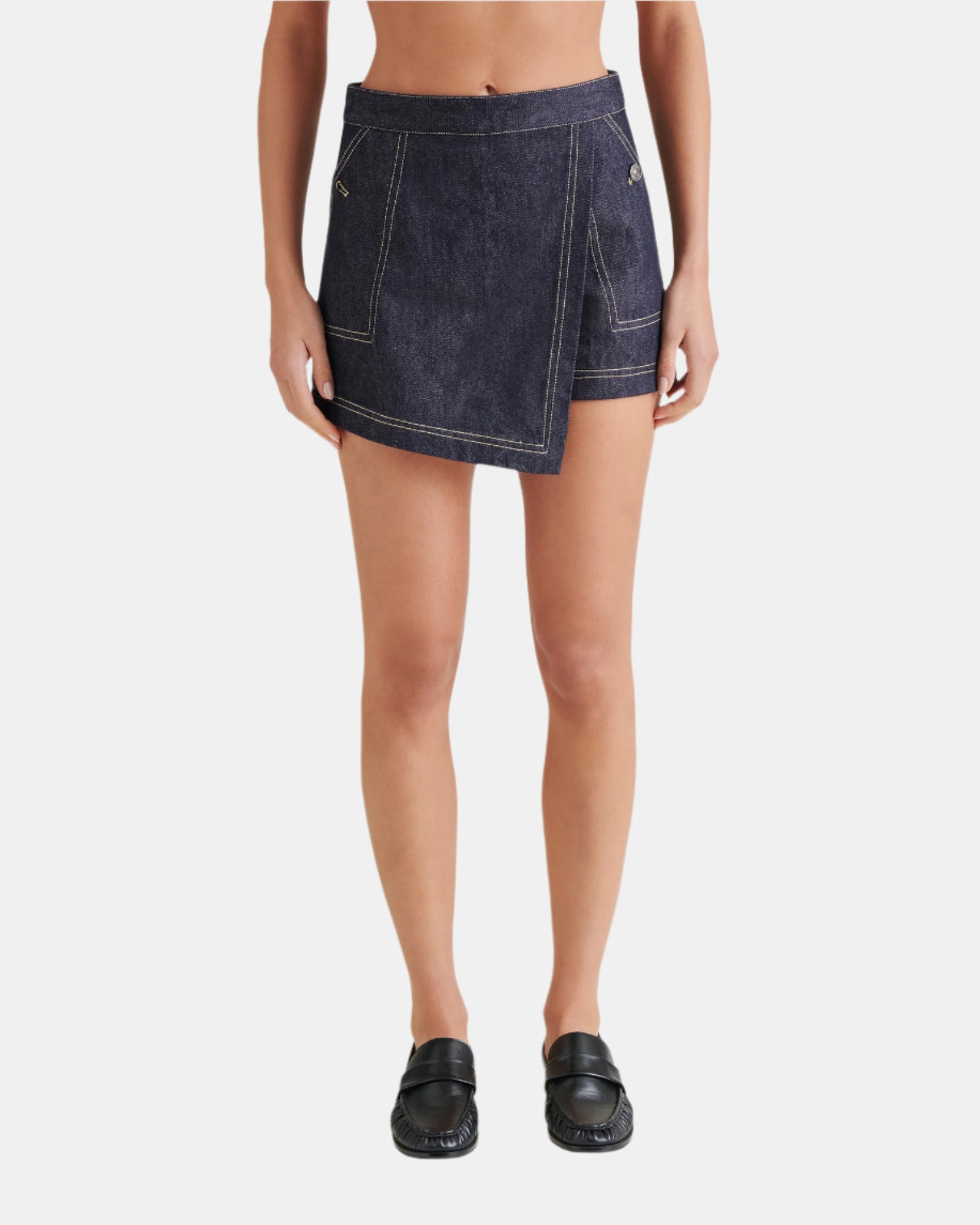 MILENA SKORT INDIGO - Clothing - Steve Madden Canada