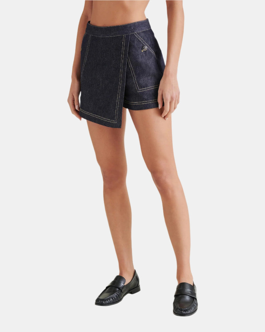 MILENA SKORT INDIGO - Clothing - Steve Madden Canada