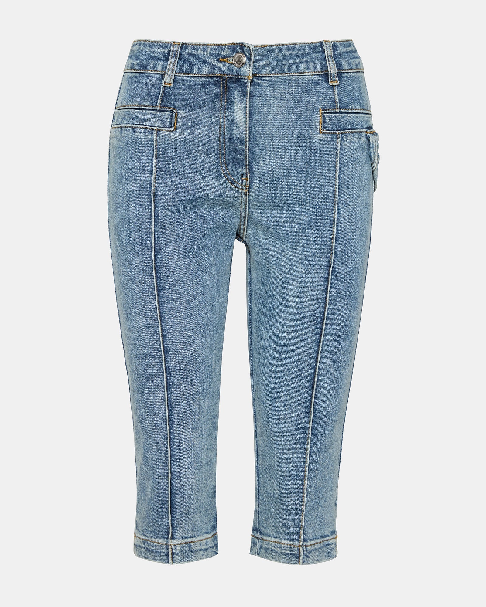 DELRAY CAPRI PANT BLUE - Clothing - Steve Madden Canada