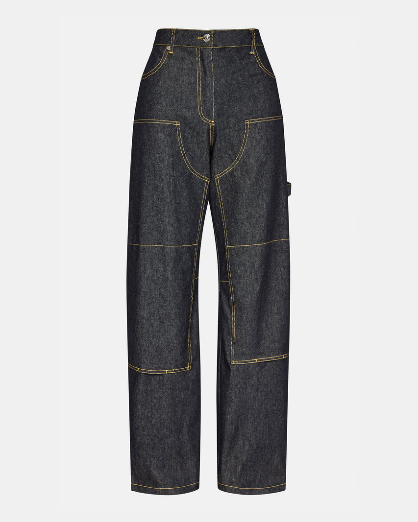 ASHYLA PANT INDIGO - Clothing - Steve Madden Canada