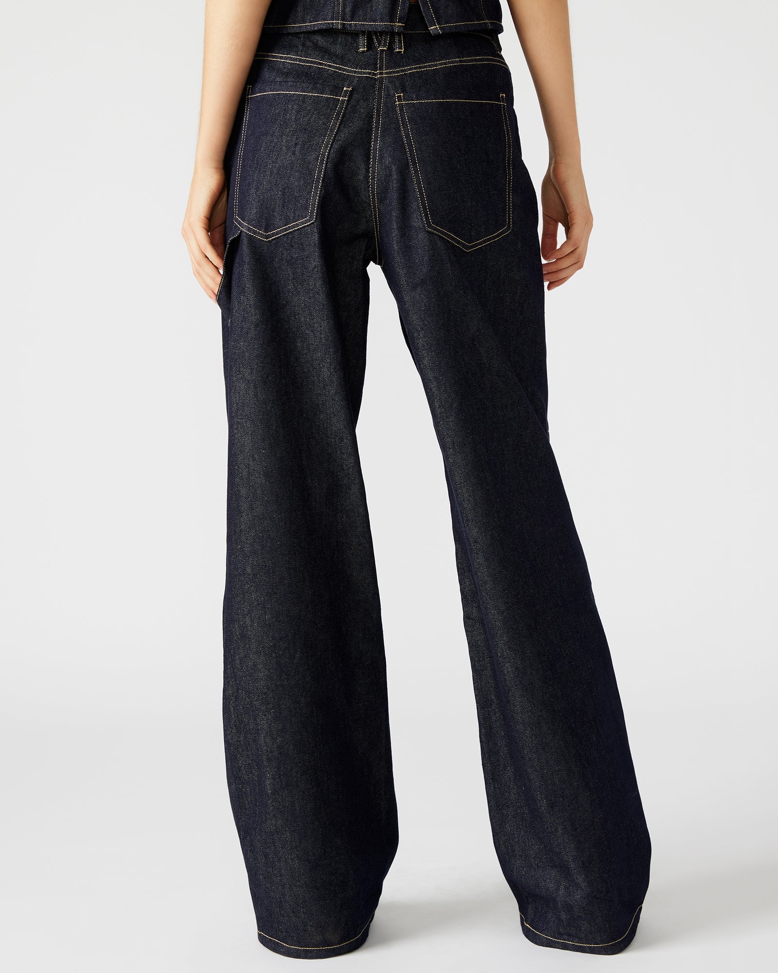 ASHYLA PANT INDIGO - Clothing - Steve Madden Canada