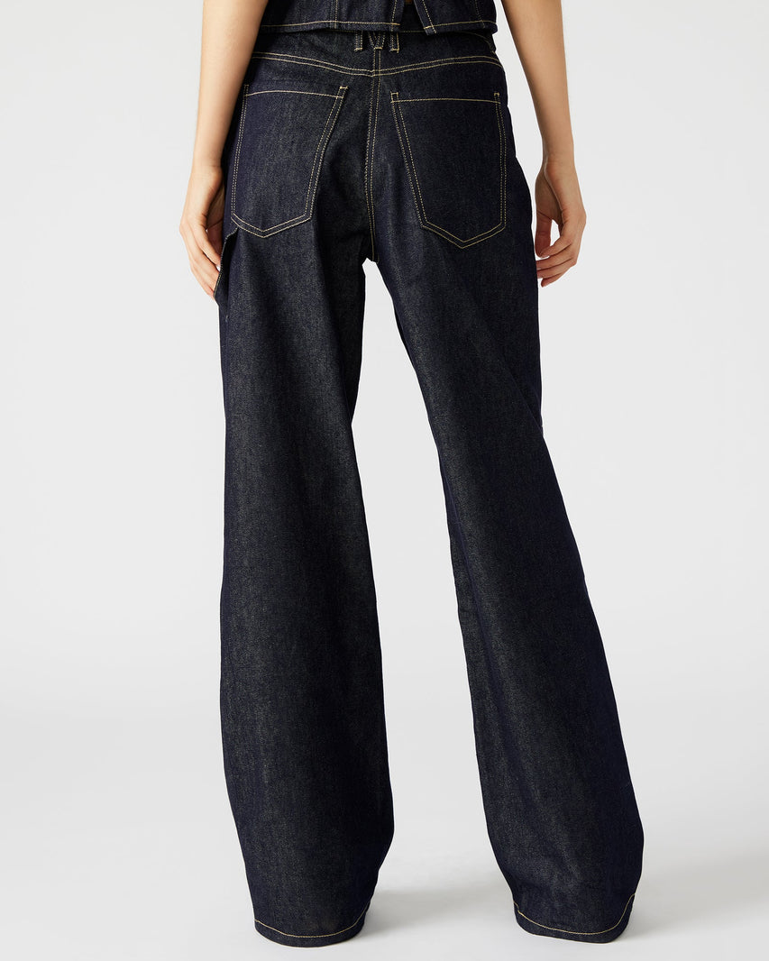 ASHYLA PANT INDIGO - Clothing - Steve Madden Canada
