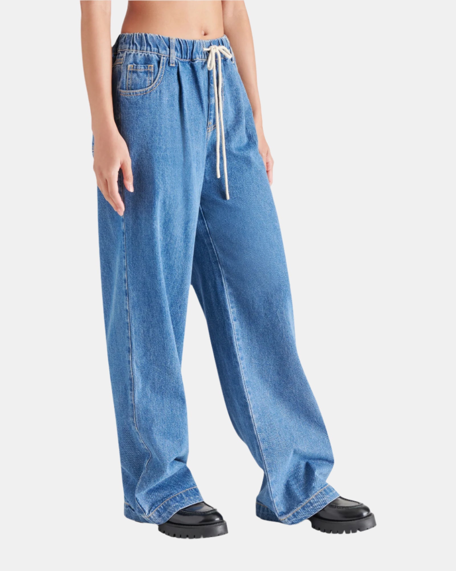 MINORCA PANT BLUE - Clothing - Steve Madden Canada