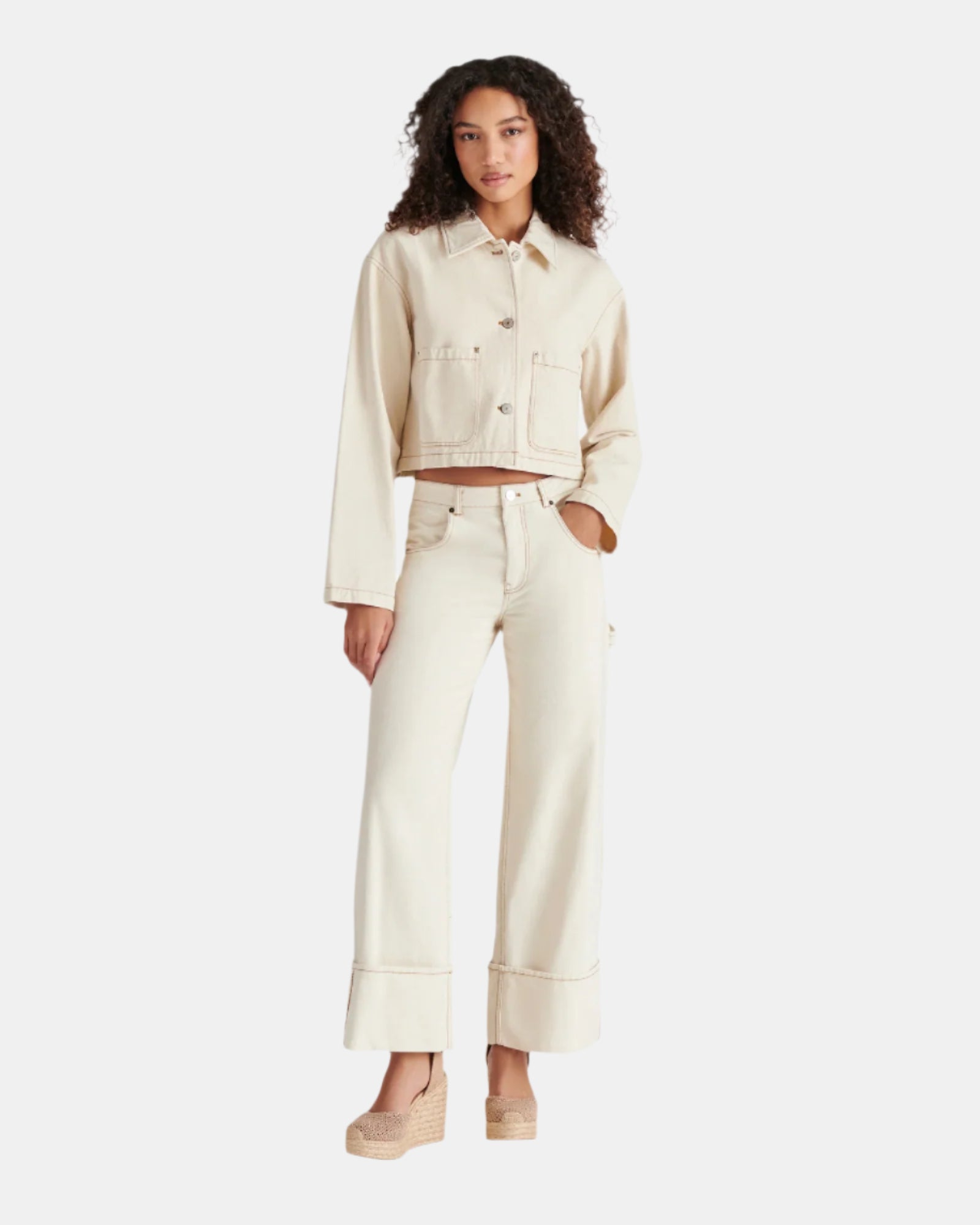 BRIAH PANT NATURAL - Clothing - Steve Madden Canada